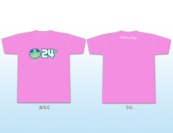 「ぷよぷよ24周年記念」Tシャツ Ver.ピンク 【サイズS,M,L】各価格/¥2,500（税込）